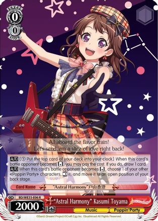 "Astral Harmony" Kasumi Toyama (Parallel Foil) (BD/WE35-E06 R) - Poppin’Party x Roselia