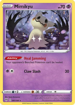 Mimikyu 081/189 - Miscellaneous Cards & Products Holofoil