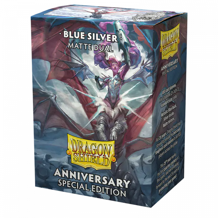 silver card sleeves Dragon Shield: Standard 100ct Special Edition