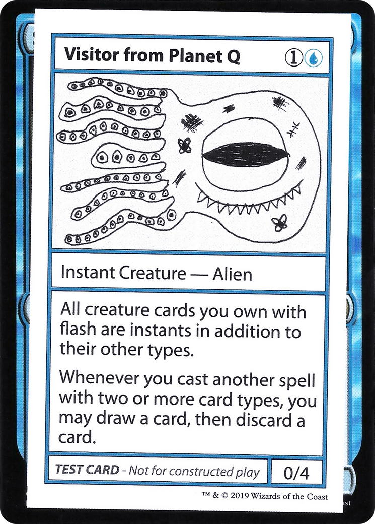 Visitor from Planet Q (CMB1-033) - Mystery Booster Playtest Cards 2021