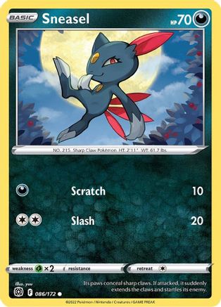 Sneasel 086/172 - SWSH09 Brilliant Stars