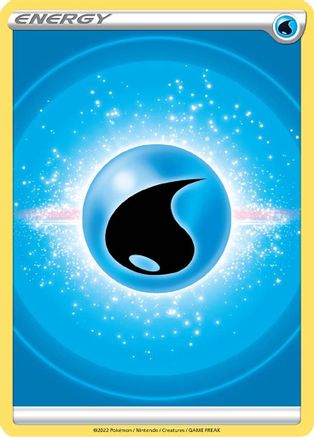 WaterEnergy (2022 Unnumbered) - SWSH09 Brilliant Stars Reverse Holofoil