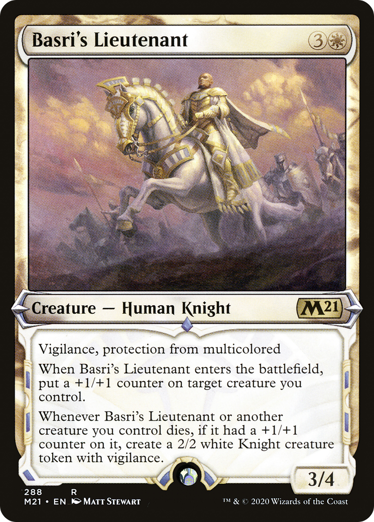 Basri's Lieutenant (M21-288) - Core Set 2021: (Showcase) Foil