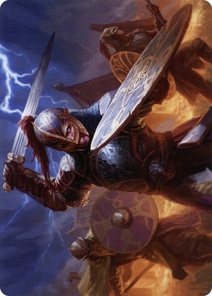 Beskir Shieldmate Art Card (ASKHM-001) - Art Series: Kaldheim (Borderless)