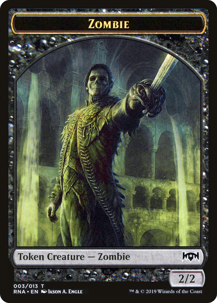 Zombie (RNA-003) - Ravnica Allegiance Tokens