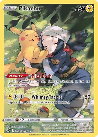 Pikachu TG05/TG30 - SWSH11 Lost Origin Trainer Gallery Holofoil
