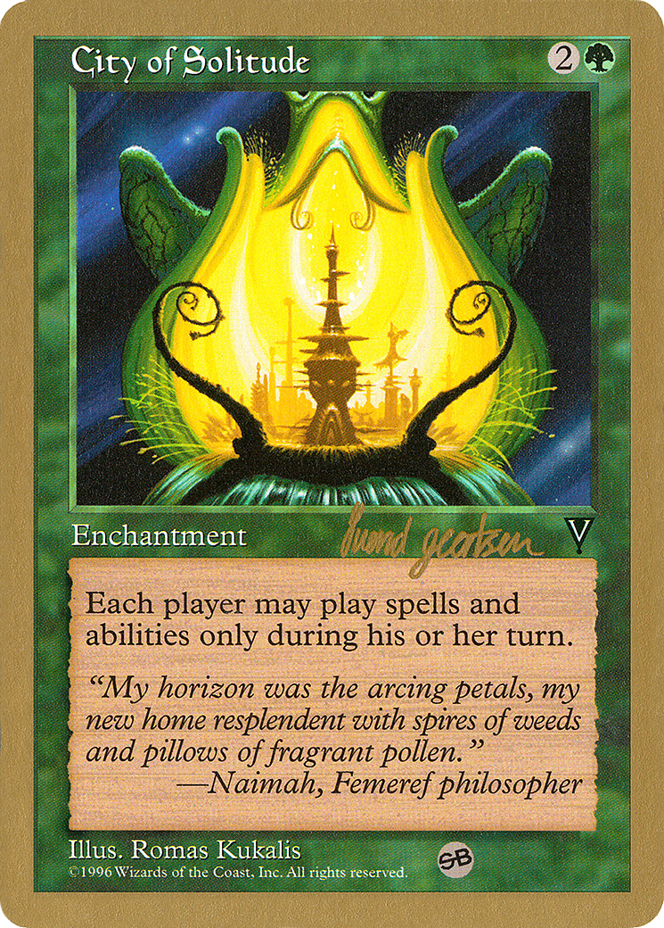 City of Solitude (WCD-) - World Championship Decks 1997