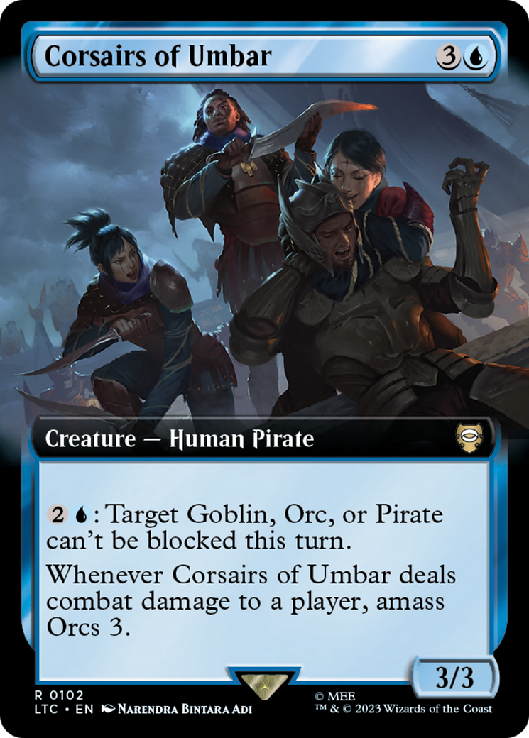 Corsairs of Umbar (LTC-102) - Tales of Middle-earth Commander: (Extended Art)