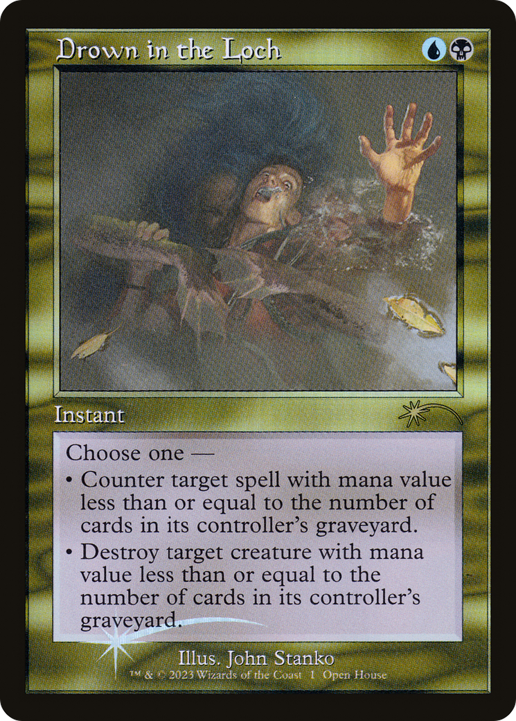 Drown in the Loch (OHP-001) - Wizards Play Network 2023 Foil