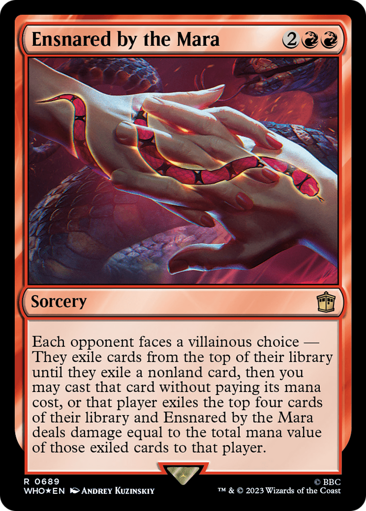 Ensnared by the Mara (WHO-689) - Doctor Who Foil