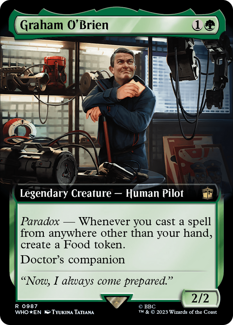 Graham O'Brien (WHO-987) - Doctor Who: (Extended Art) Foil
