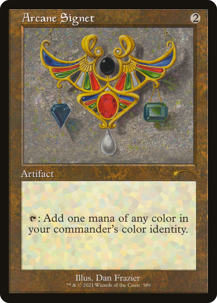 Arcane Signet (SLD-589) - Secret Lair Drop Etched Foil