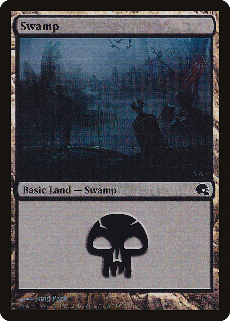 Swamp (GRV-029) - Premium Deck Series: Graveborn Foil