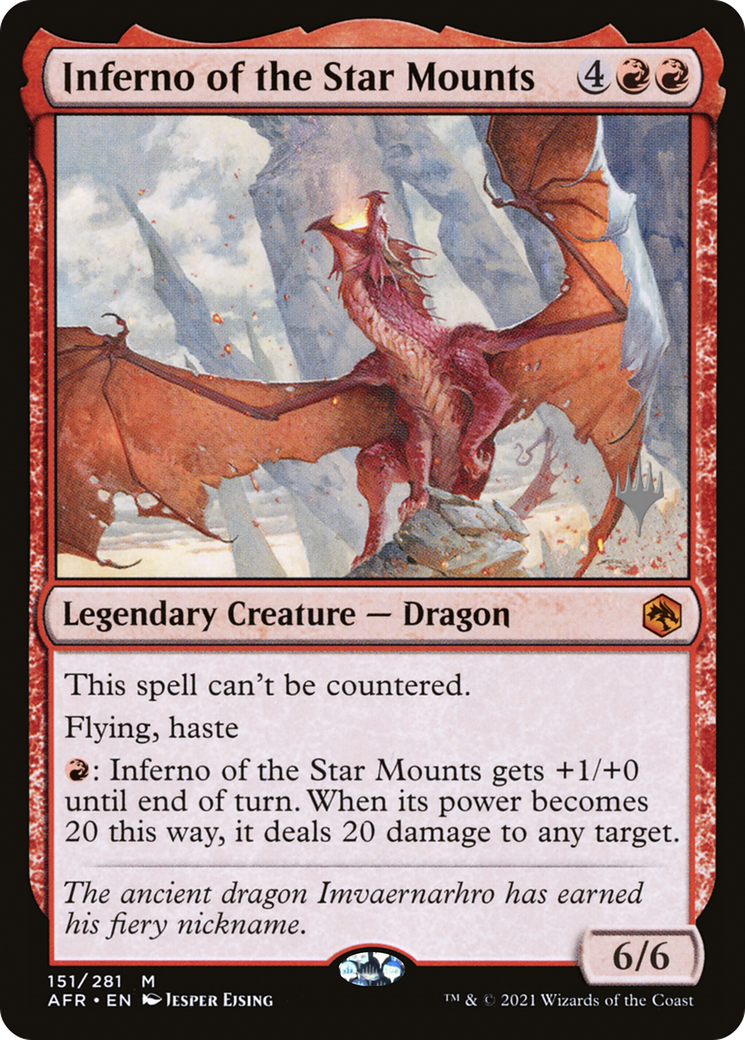 Inferno of the Star Mounts (PPAFR-151P) - Adventures in the Forgotten Realms Promos