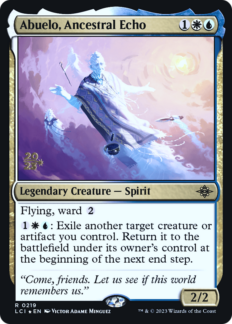 Abuelo, Ancestral Echo (PRE-219) - The Lost Caverns of Ixalan Promos Foil