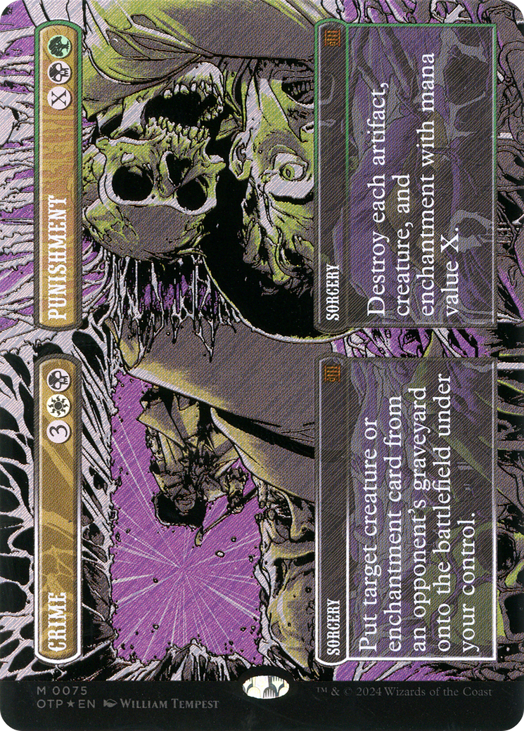 Crime // Punishment (OTP-075) - Breaking News: (Showcase) (Borderless) Foil