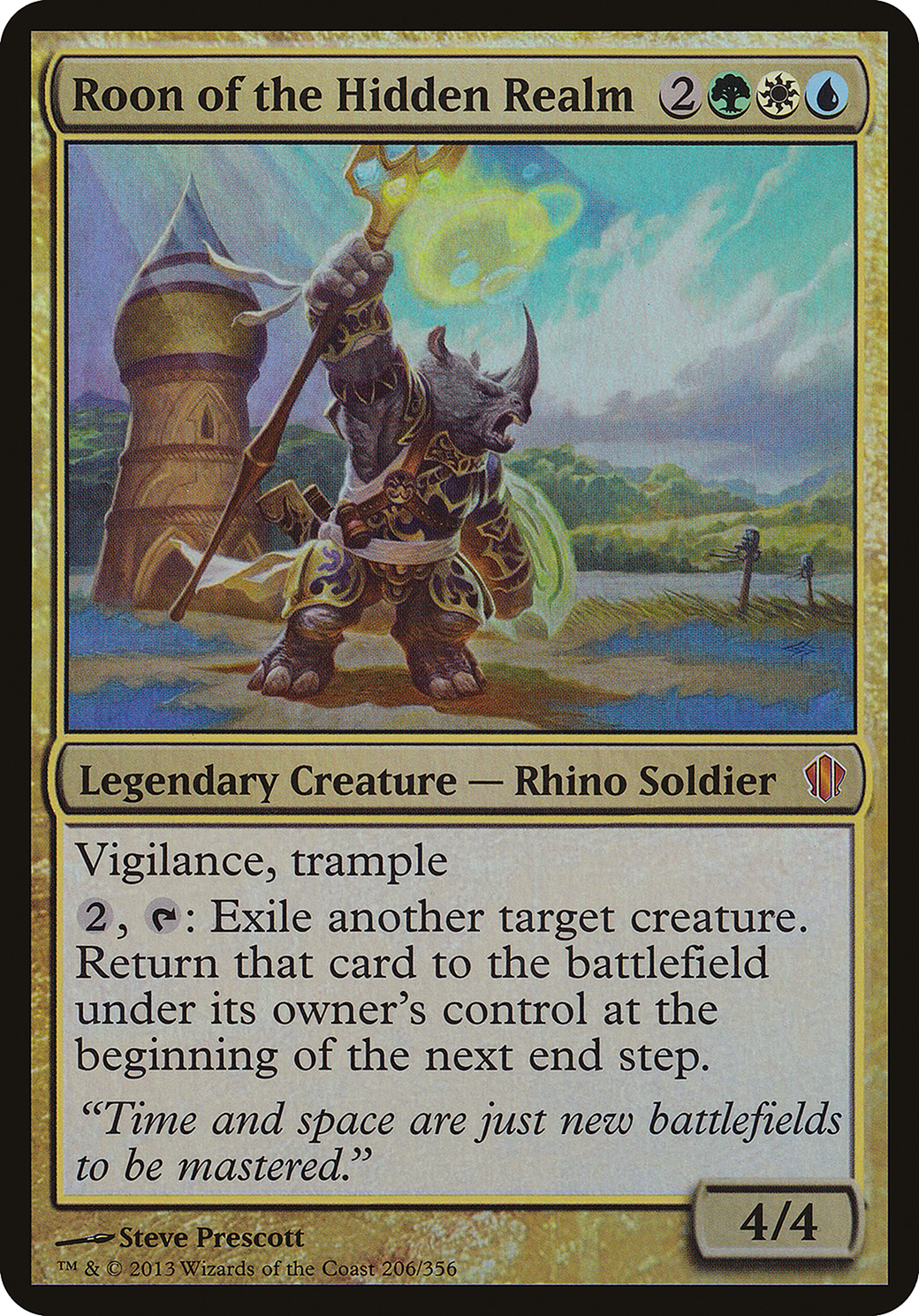 Roon of the Hidden Realm (OVER-206) - Commander 2013 Oversized Foil