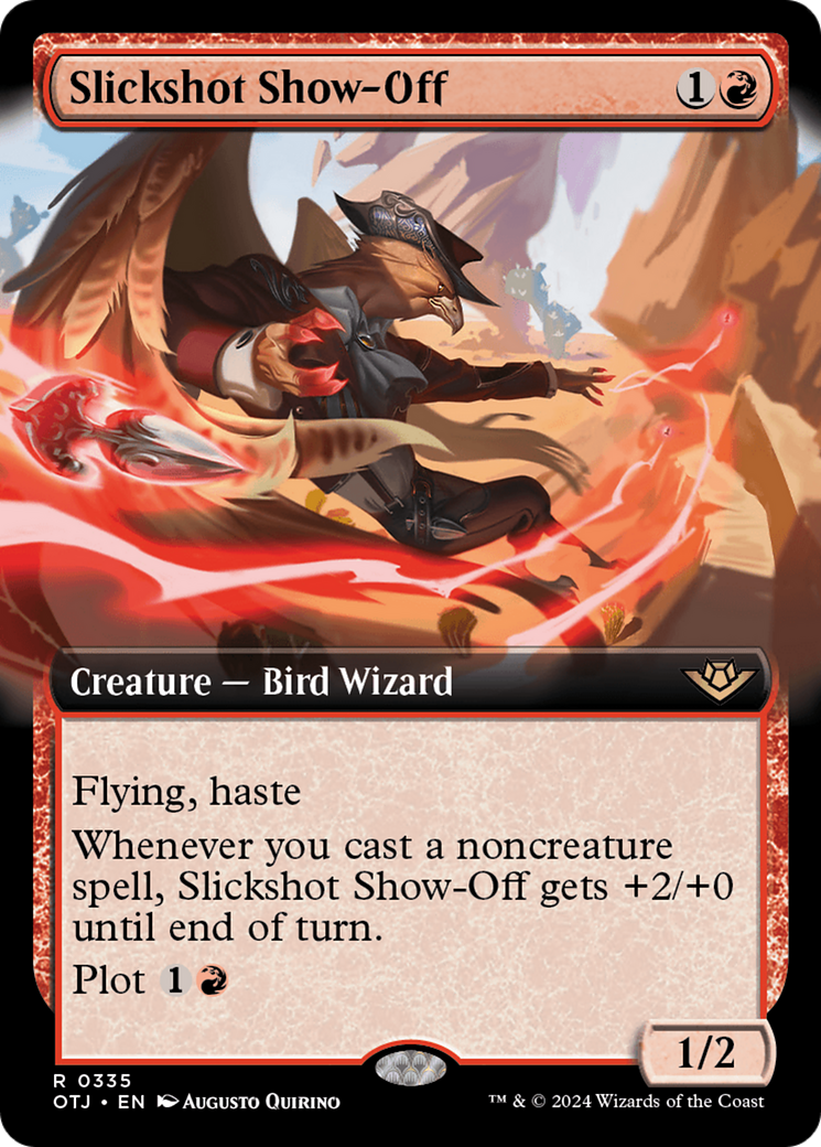 Slickshot Show-Off (OTJ-335) - Outlaws of Thunder Junction: (Extended Art) Foil
