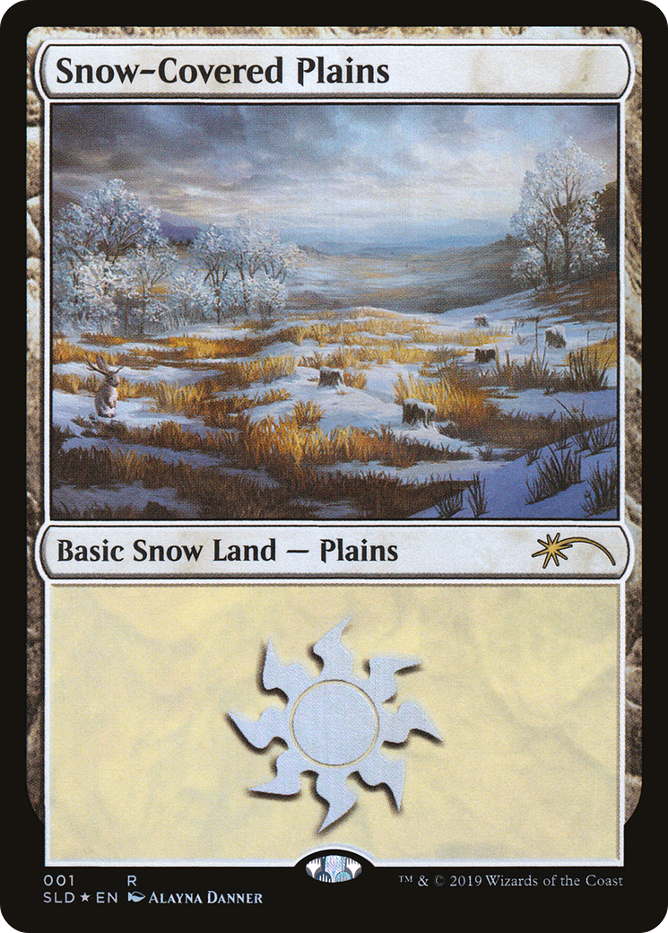 Snow-Covered Plains (SLD-001) - Secret Lair Drop Foil