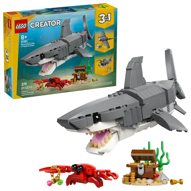 LEGO: Fierce Shark with a Treasure Chest 31381
