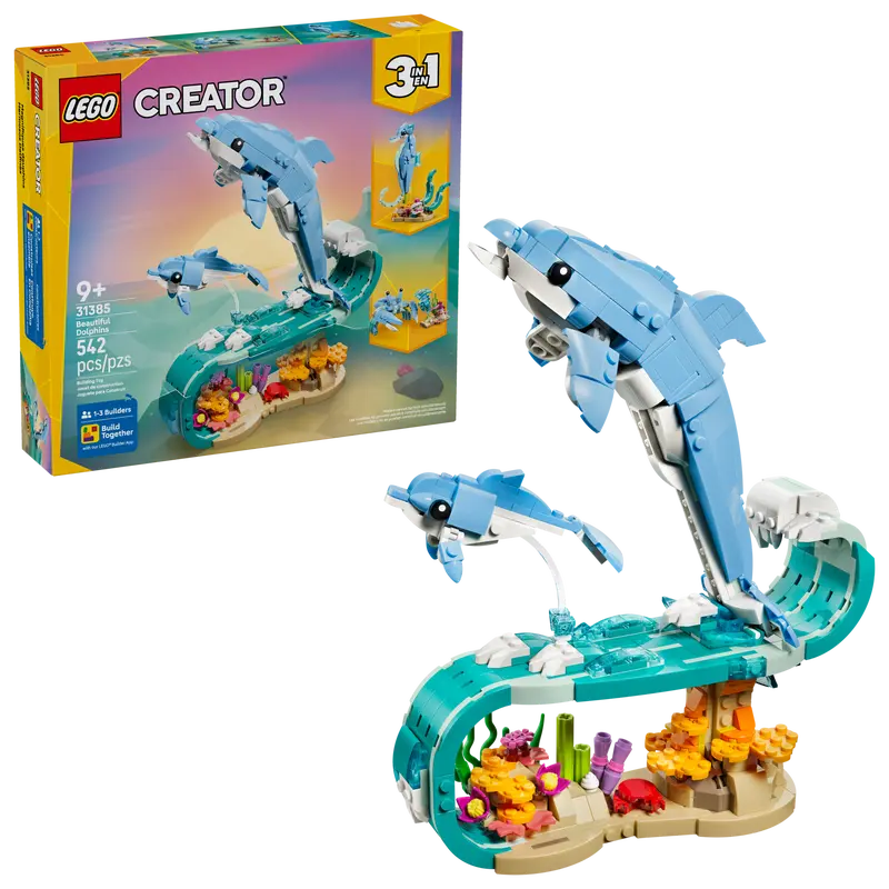 LEGO: Sea Animals: Beautiful Dolphins 31385