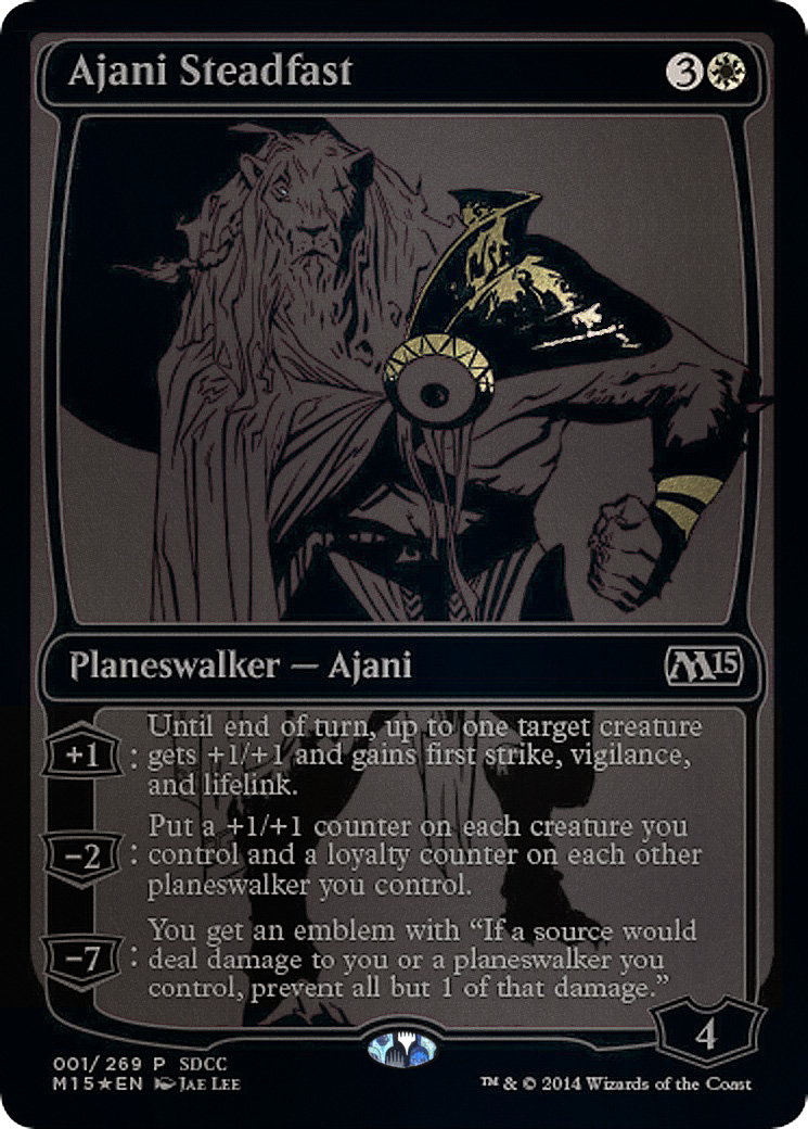 Ajani Steadfast (MEDIA-001) - San Diego Comic-Con 2014 Foil
