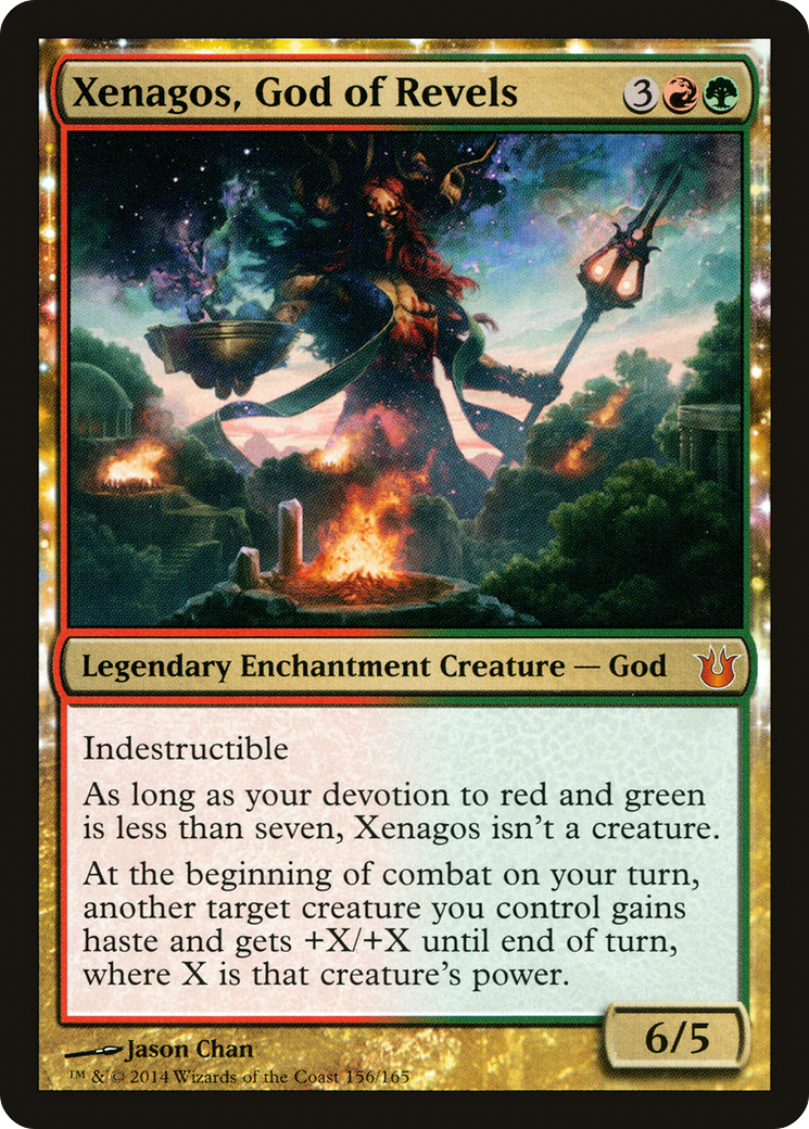 Xenagos, God of Revels (BNG-156) - Born of the Gods: (enchantment) Foil