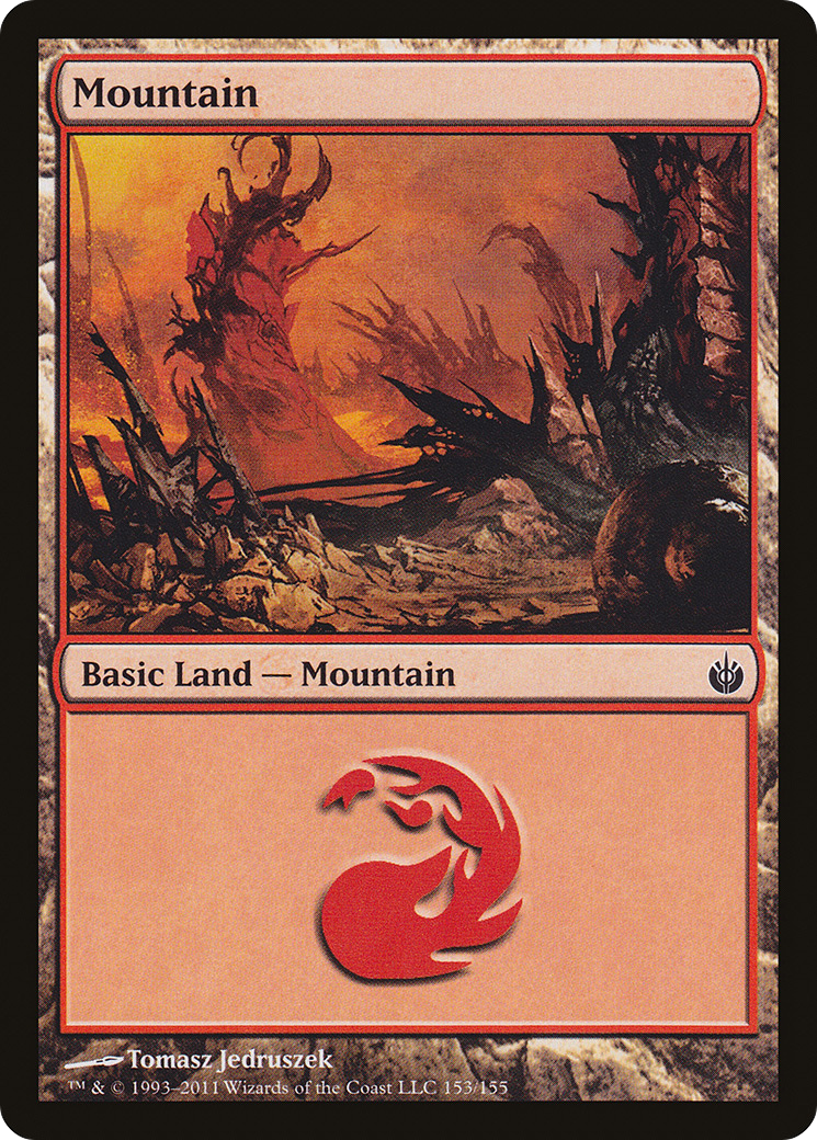 Mountain (MBS-153) - Mirrodin Besieged