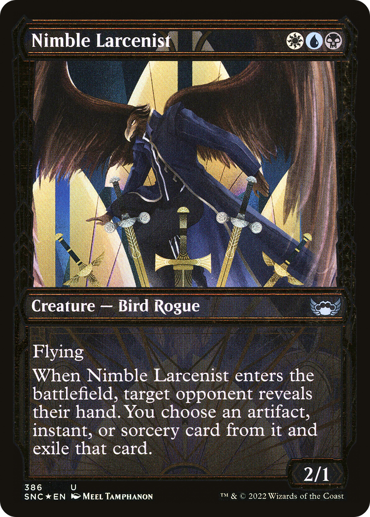 Nimble Larcenist (SNC-386) - Streets of New Capenna: (Showcase) Foil