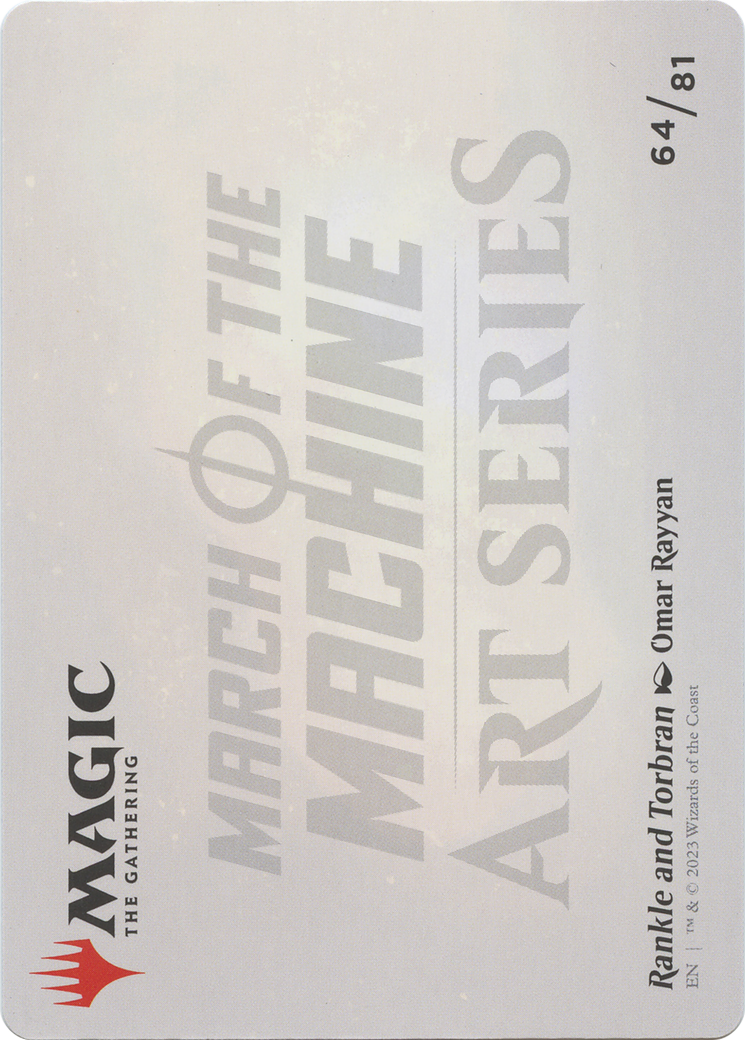 Rankle and Torbran // Rankle and Torbran (AMOM-064) - March of the Machine Art Series (Borderless)