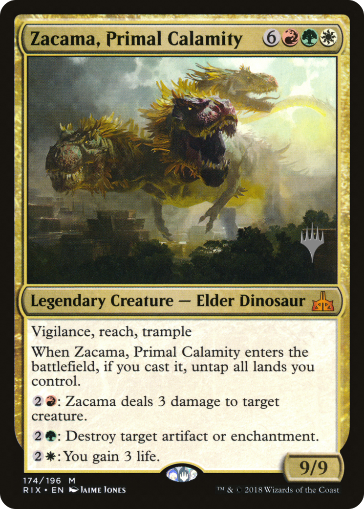 Zacama, Primal Calamity (PPM20-174P) - Rivals of Ixalan Promos