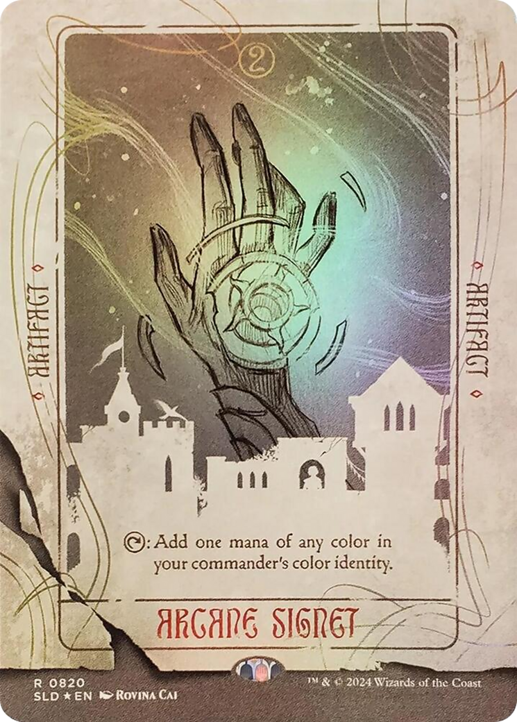Arcane Signet (SLD-820★) - Secret Lair Drop (Borderless) Foil