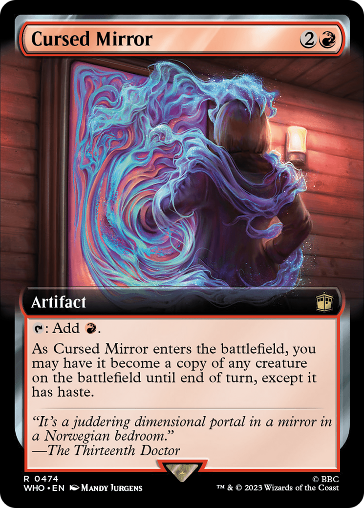 Cursed Mirror (WHO-474) - Doctor Who: (Extended Art)