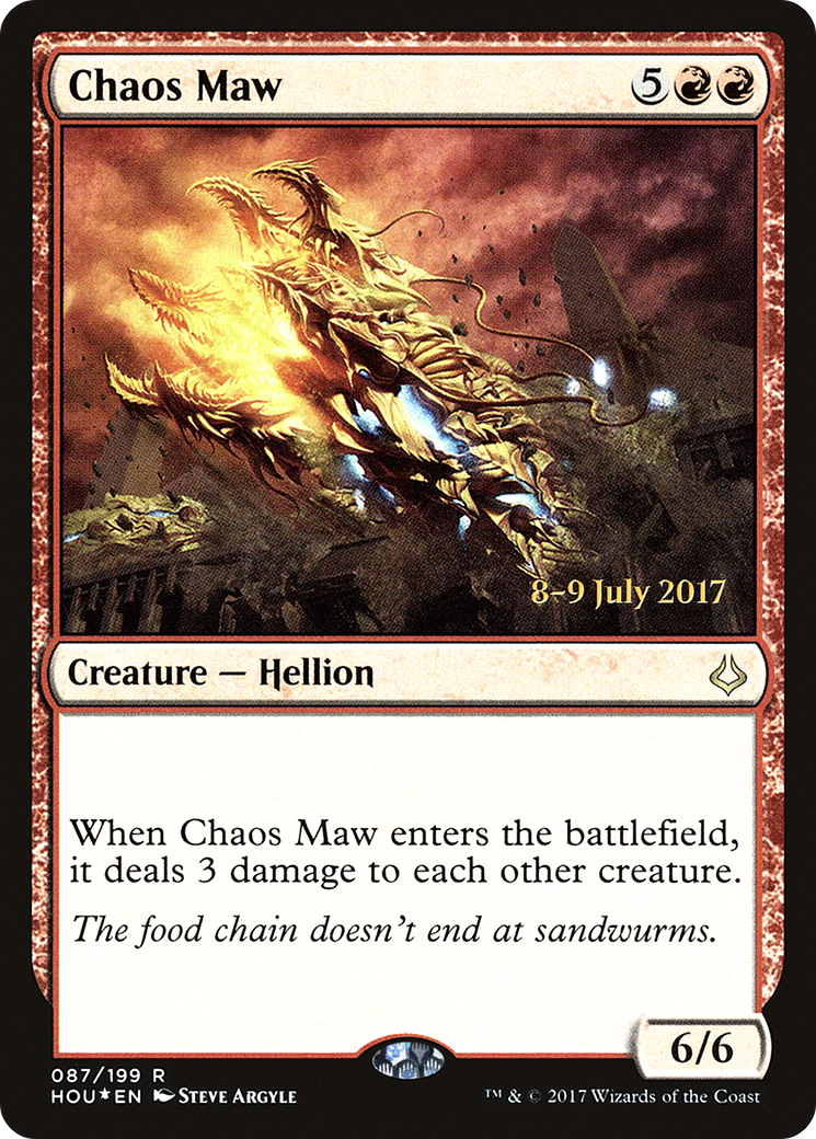 Chaos Maw (PRE-87S) - Hour of Devastation Promos Foil