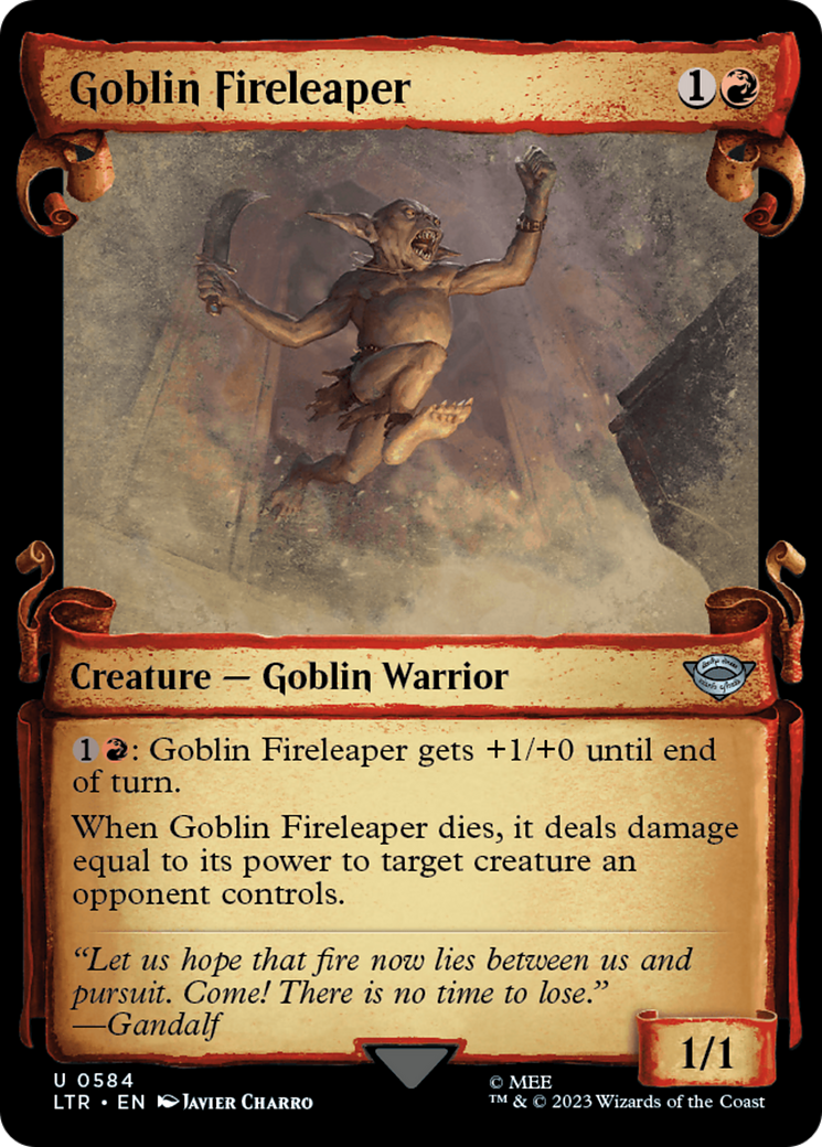 Goblin Fireleaper (LTR-584) - The Lord of the Rings: Tales of Middle-earth: (Showcase)