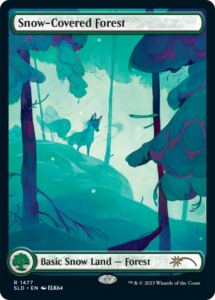 Snow-Covered Forest (SLD-1477) - Secret Lair Drop: (Full Art)
