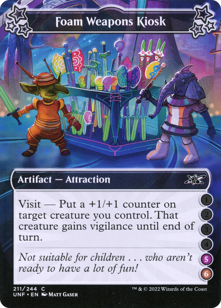 Foam Weapons Kiosk (UNF-211) - Unfinity Foil