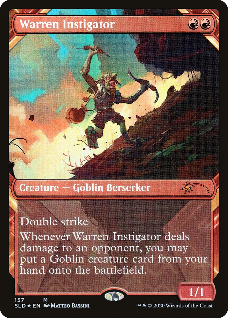 Warren Instigator (SLD-157) - Secret Lair Drop: (Showcase) Foil