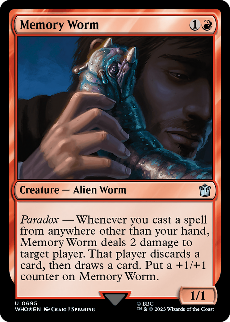 Memory Worm (WHO-695) - Doctor Who Foil