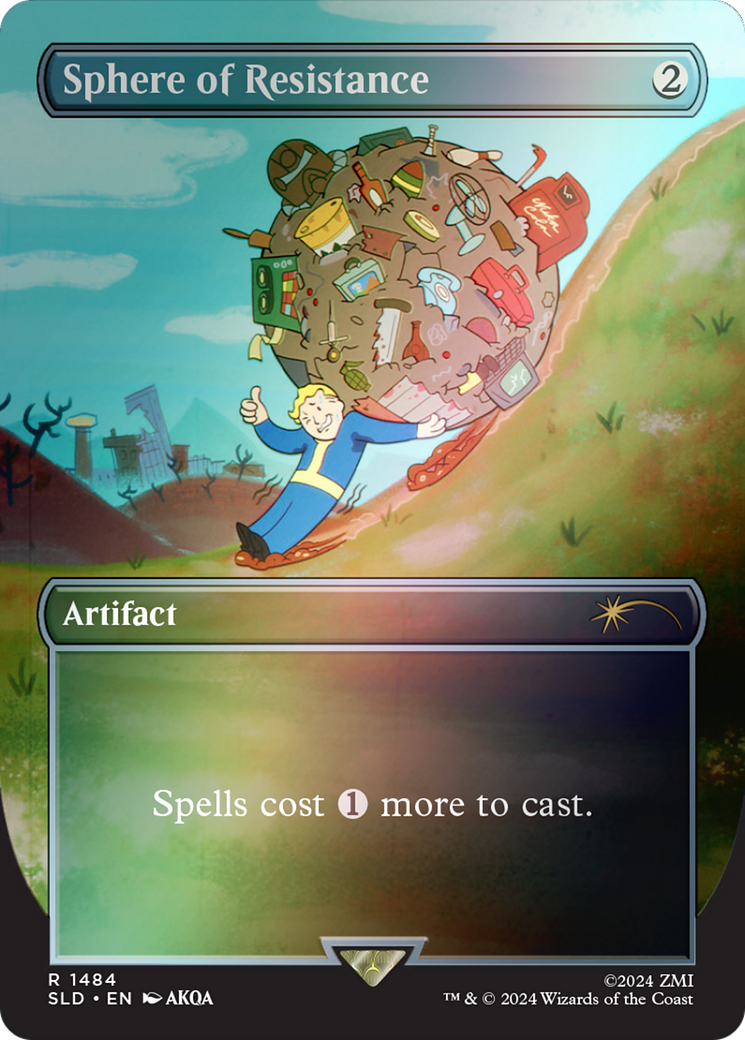 Sphere of Resistance (SLD-1484★) - Secret Lair Drop (Borderless) Foil