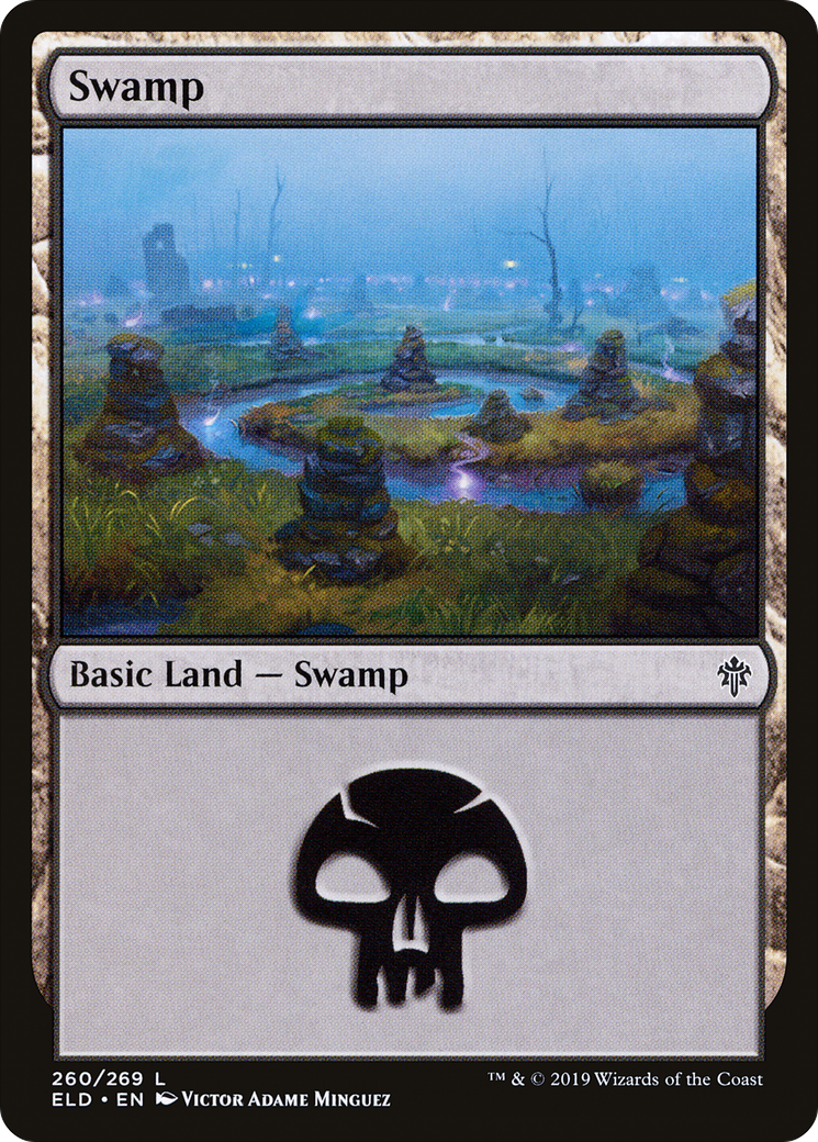 Swamp (ELD-260) - Throne of Eldraine