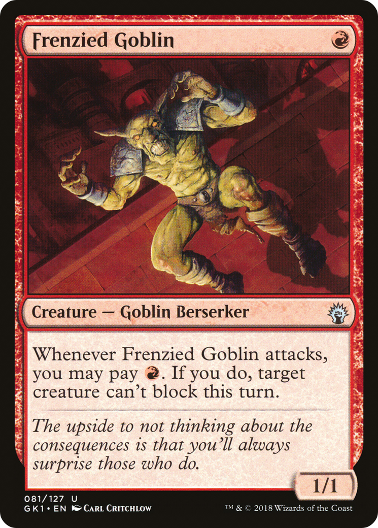 Frenzied Goblin (GR1-081) - GRN Guild Kit