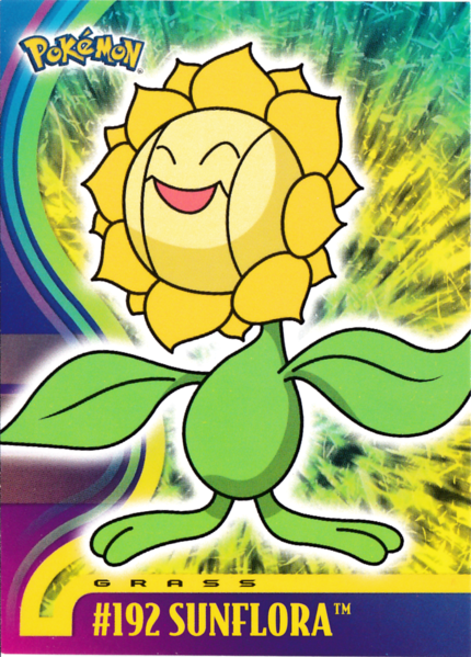 sunflora pokemon card Sunflora (192) [Topps Pokemon Johto Series 1]