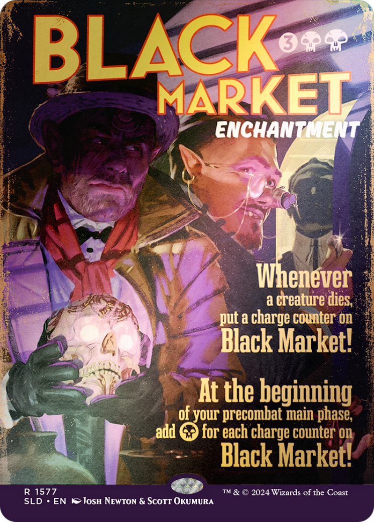Black Market (SLD-1577★) - Secret Lair Drop (Borderless) Foil
