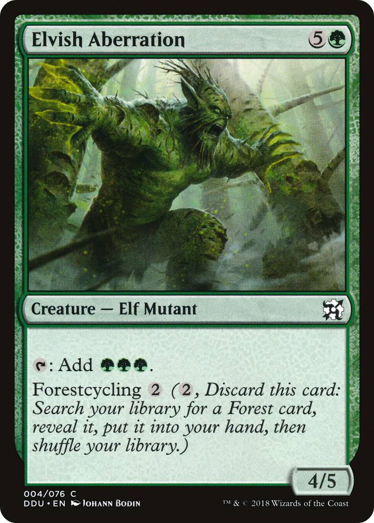 Elvish Aberration (DDU-004) - Duel Decks: Elves vs. Inventors