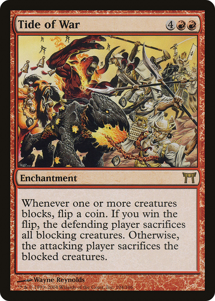 Tide of War (CHK-194) - Champions of Kamigawa Foil