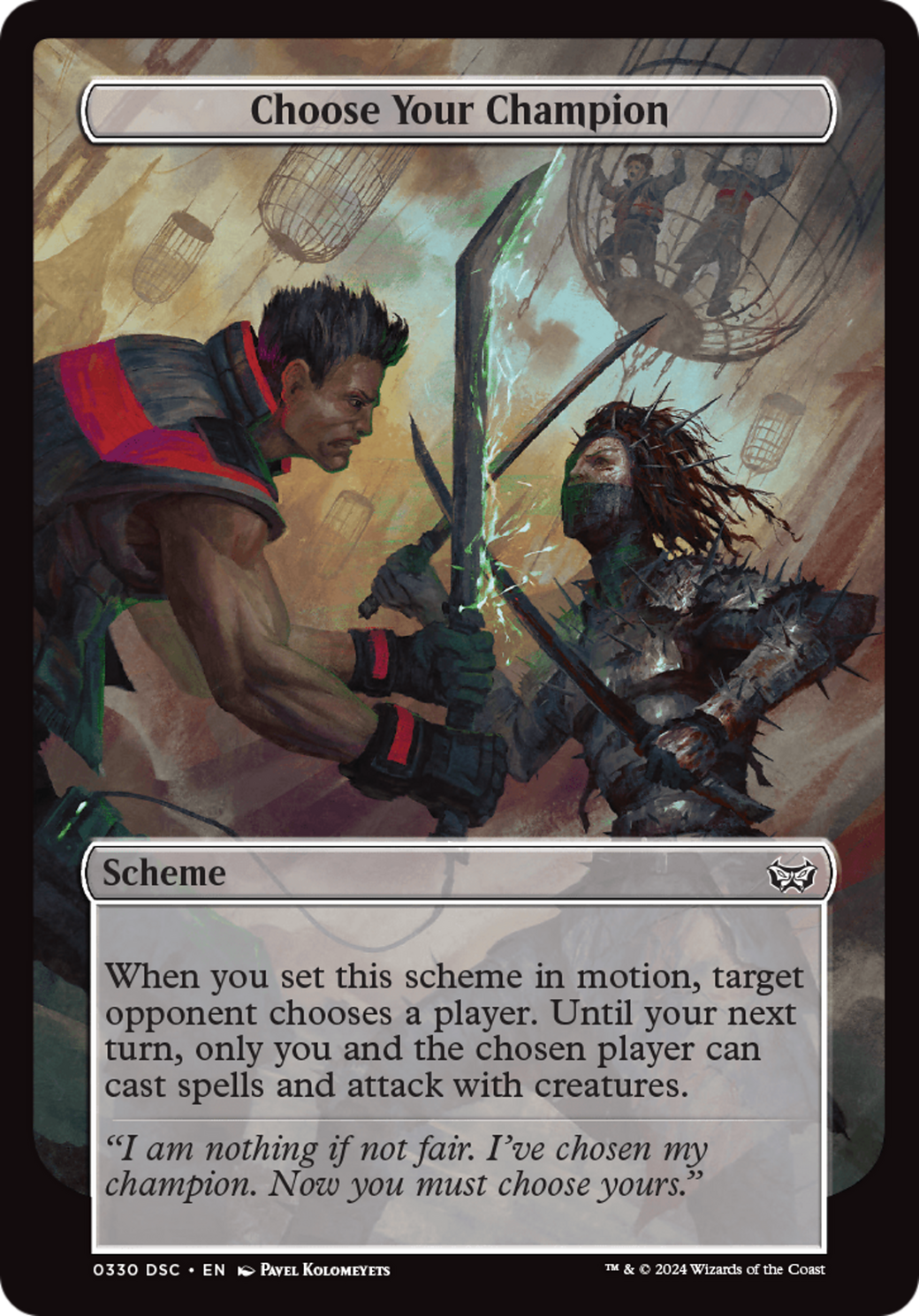 Choose Your Champion (A:DSC-330) - Duskmourn: House of Horror Commander