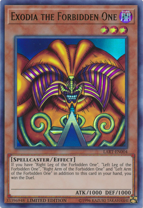 Exodia the Forbidden One (LART-EN004) - The Lost Art Promotion Limited