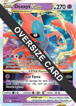 Deoxys VSTAR SWSH268 - Jumbo Cards Holofoil