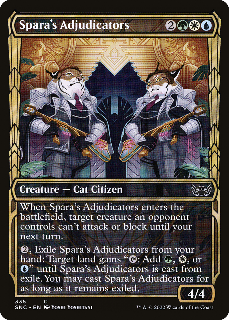 Spara's Adjudicators (SNC-335) - Streets of New Capenna: (Showcase) Foil